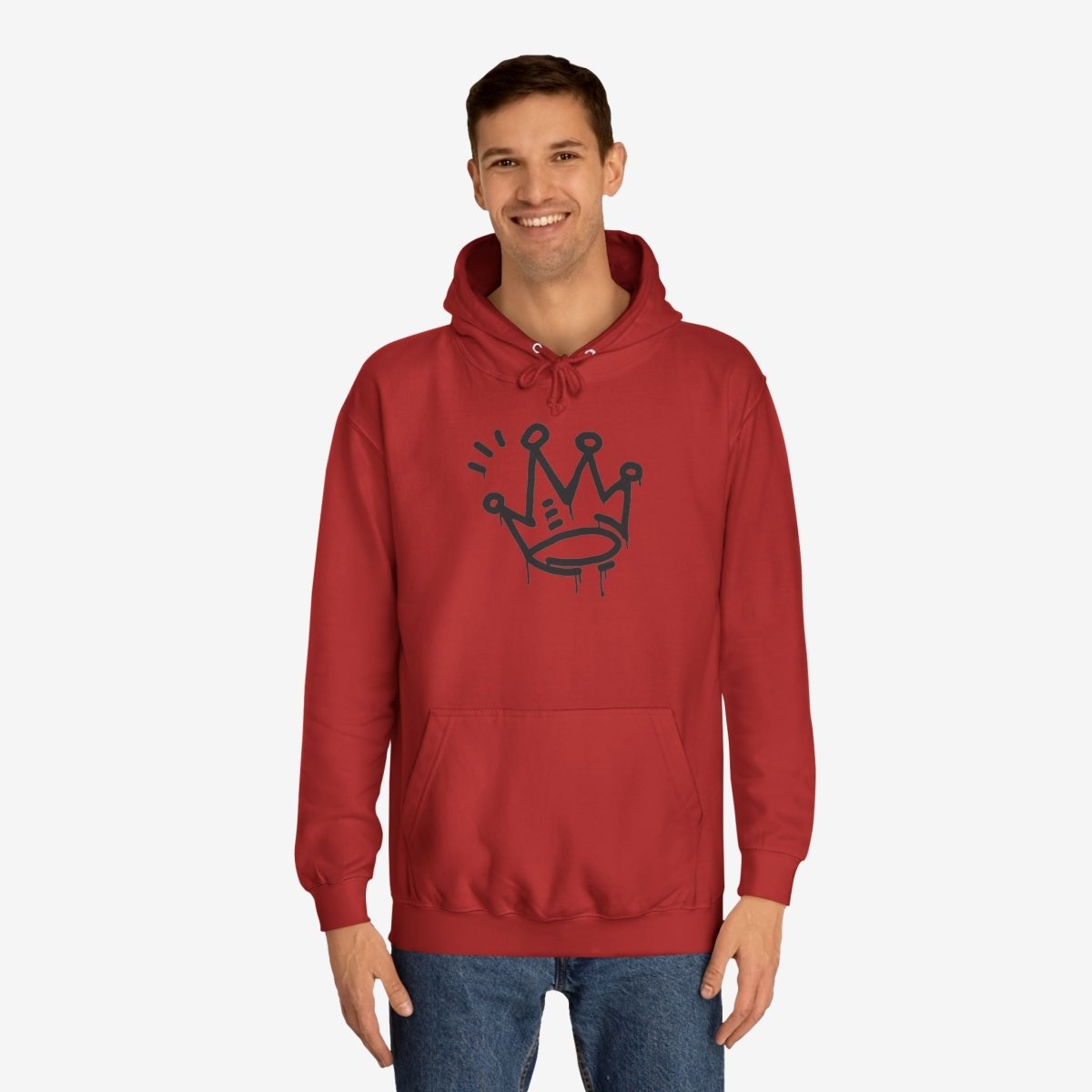 Crown Custom Hoodie DTGHoodiesMen's Clothing