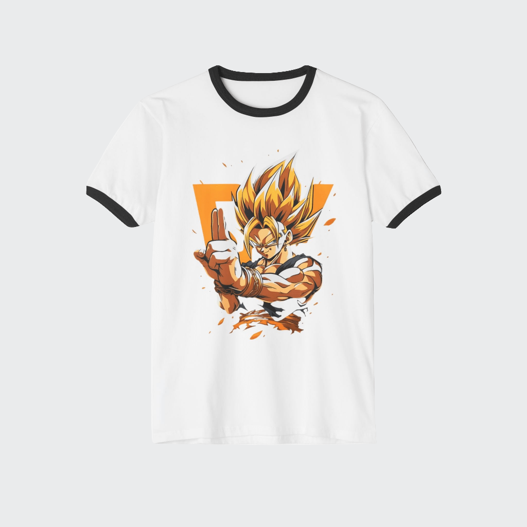 Custom T-Shirt Goku CottonCrew neckDTG