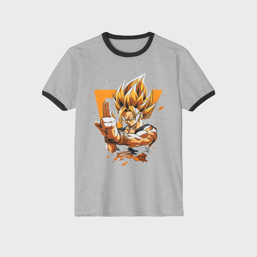 Custom T-Shirt Goku CottonCrew neckDTG