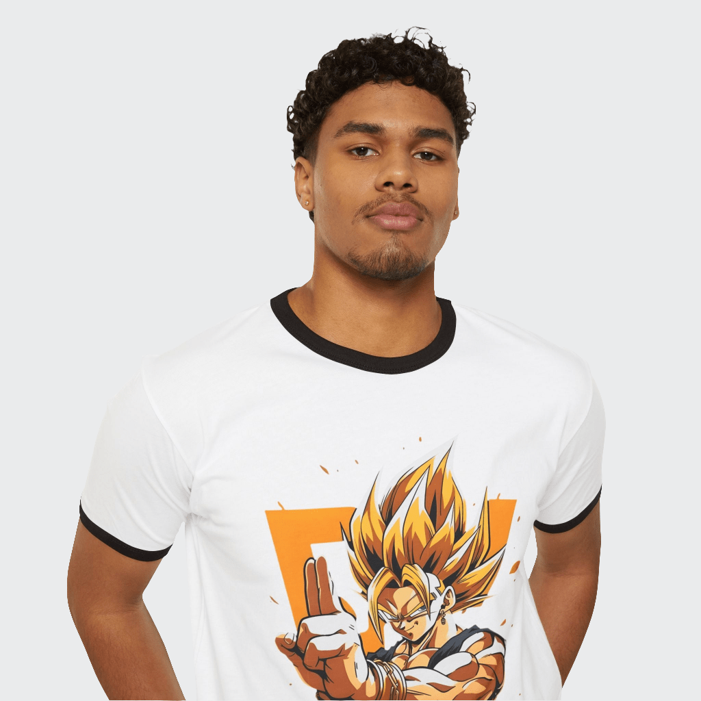 Custom T-Shirt Goku CottonCrew neckDTG