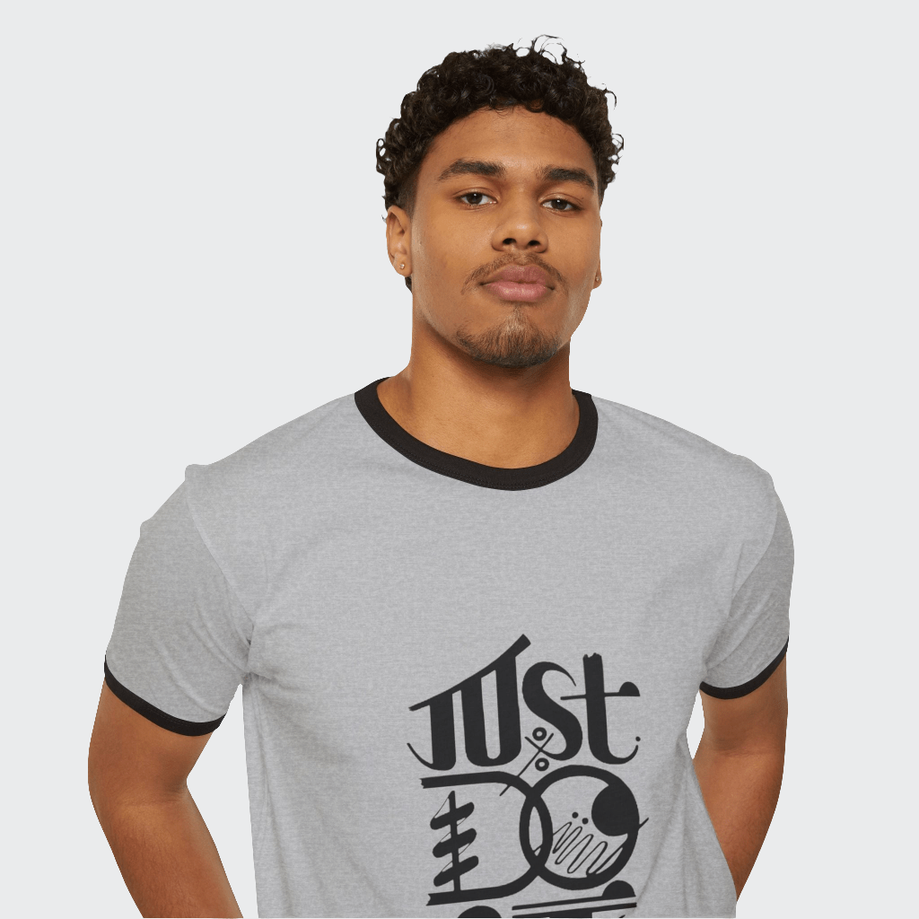 Custom T-Shirt Just Do It CottonCrew neckDTG