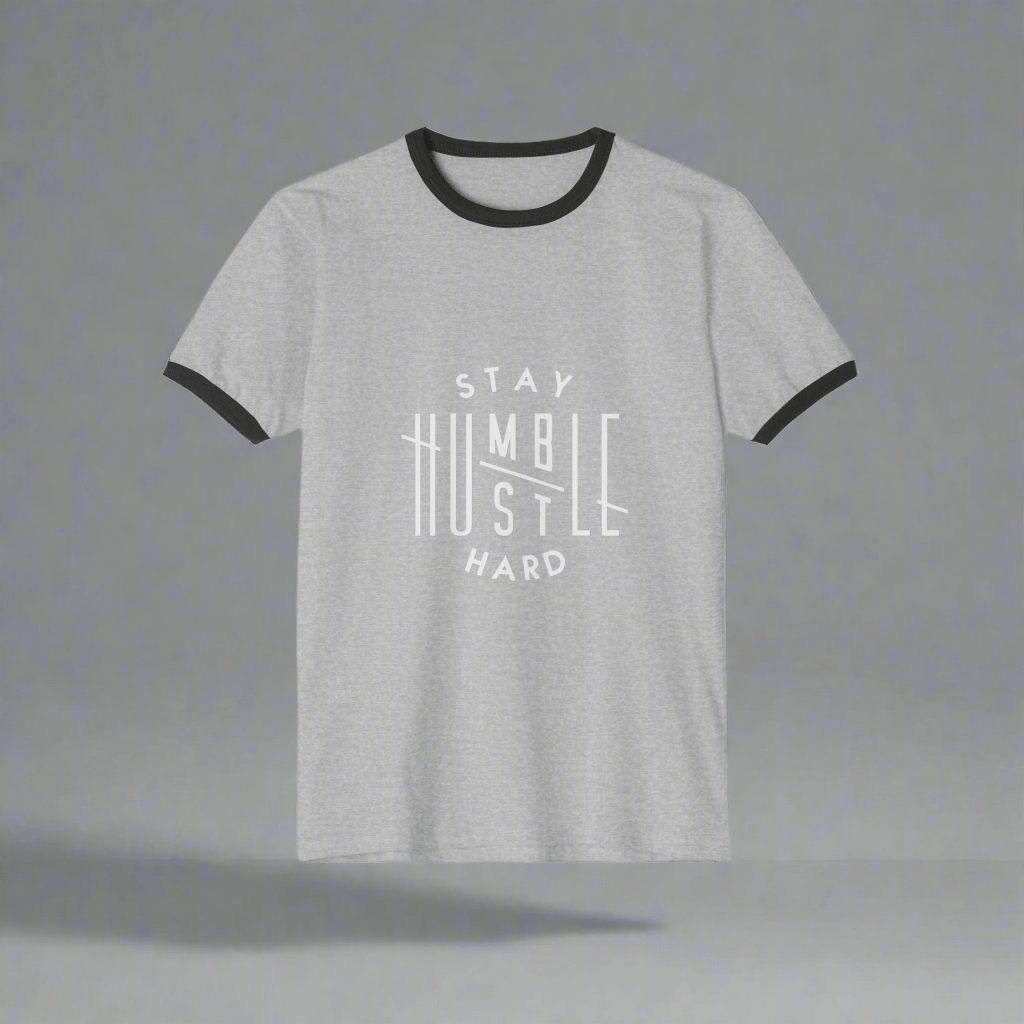 Custom T-Shirt Stay Humble Hard CottonCrew neckDTG