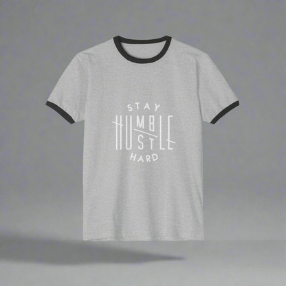 Custom T-Shirt Stay Humble Hard CottonCrew neckDTG