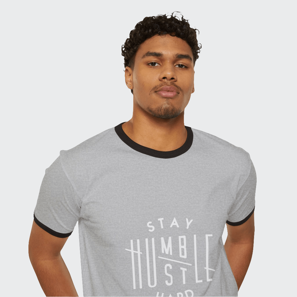 Custom T-Shirt Stay Humble Hard CottonCrew neckDTG