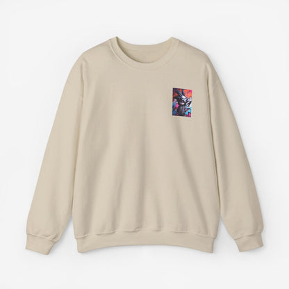 Death Scythe Goku Sweatshirt Crew neckDTGEmbroidery