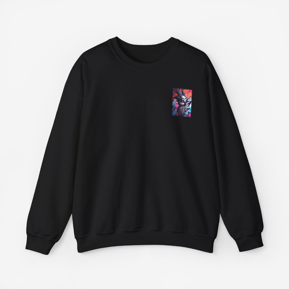 Death Scythe Goku Sweatshirt Crew neckDTGEmbroidery