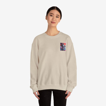 Death Scythe Goku Sweatshirt Crew neckDTGEmbroidery