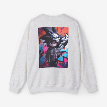 Death Scythe Goku Sweatshirt Crew neckDTGEmbroidery