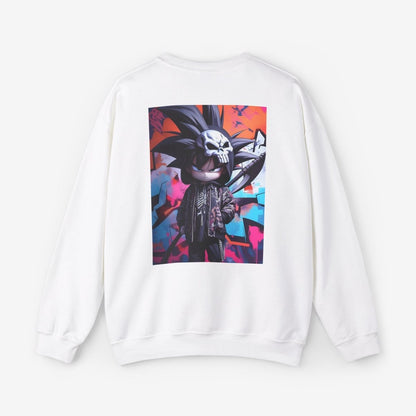 Death Scythe Goku Sweatshirt Crew neckDTGEmbroidery