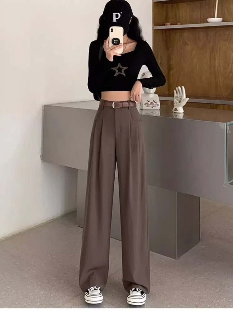 Fashion High Waist Pants Women PanttrouserWaistpantWomanLongTrouser