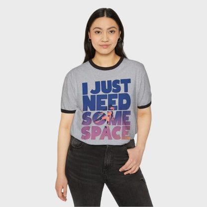 I NEED SPACE Custom T-Shirt CottonCrew neckDTG