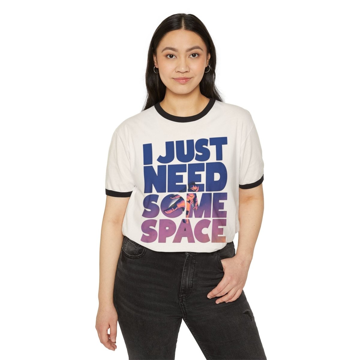 I NEED SPACE Custom T-Shirt CottonCrew neckDTG