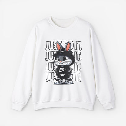 JUST DO IT Sweatshirt Crew neckDTGEmbroidery