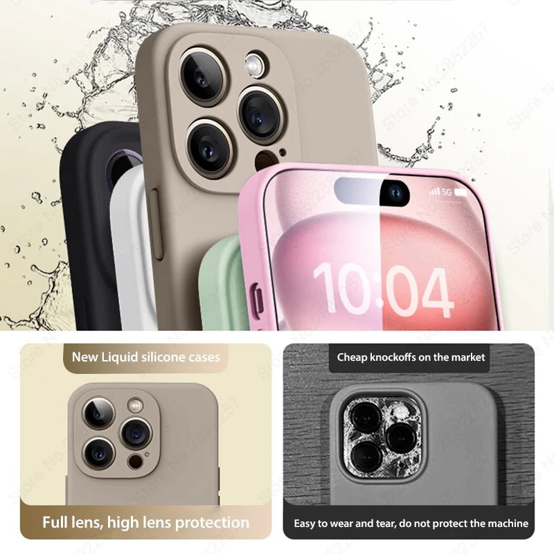 Liquid Silicone Case For iPhone casescoveriphone