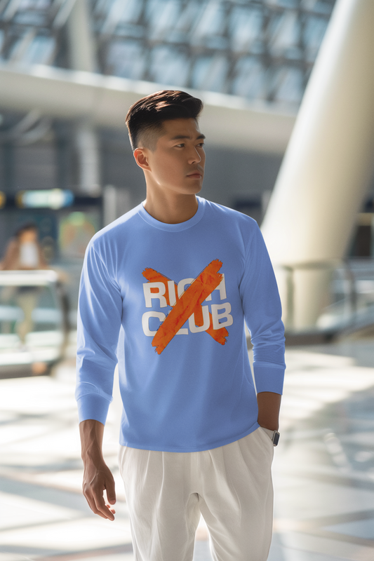 Rich Club Long Sleeve T Shirt S Carolina Blue 