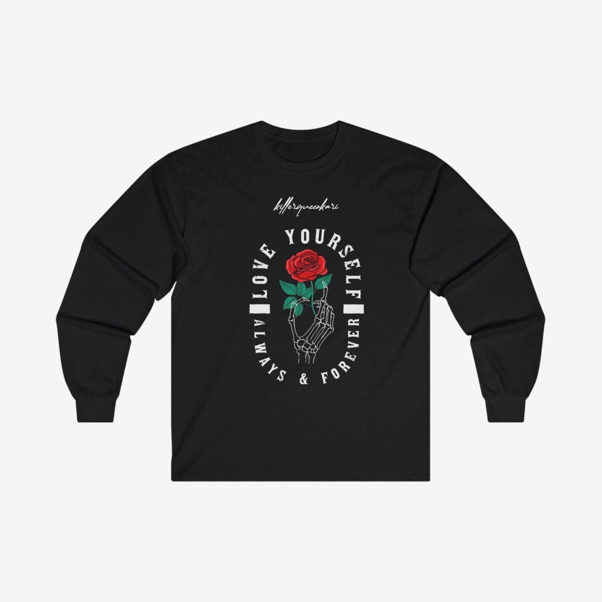 LOVE YOURSELF Long Sleeve Tee Crew neckDTGLong Sleeves