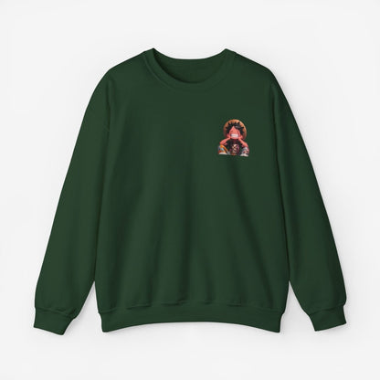 Luffy Both Side Sweatshirt Crew neckDTGEmbroidery