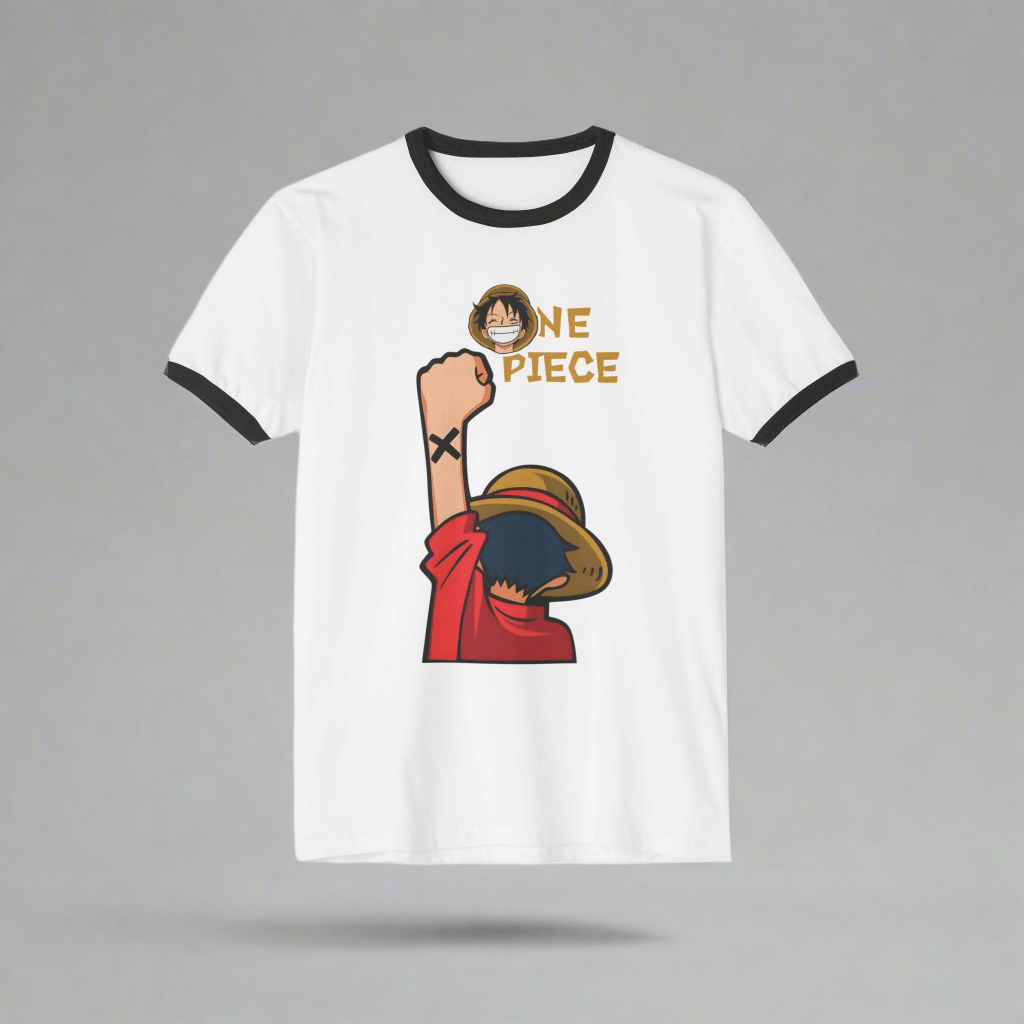 Luffy Custom T-Shirt CottonCrew neckDTG