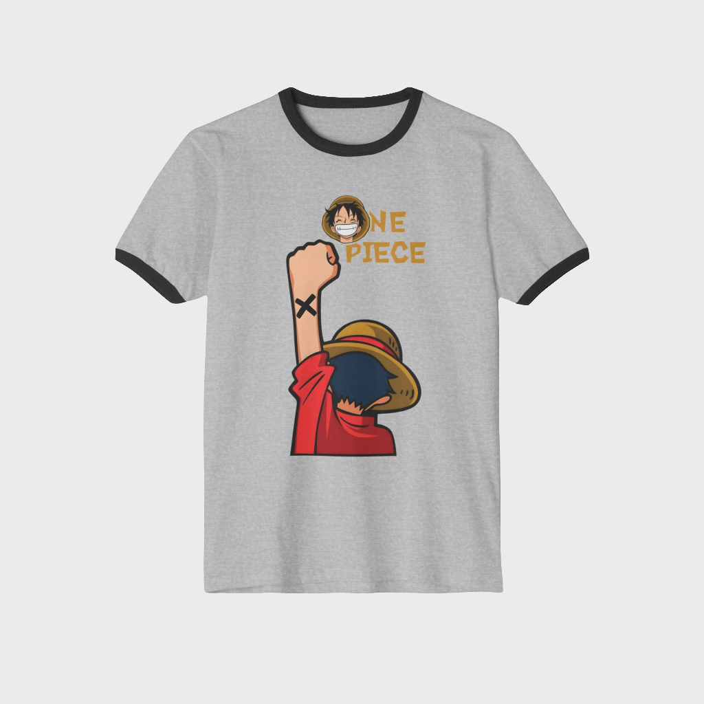 Luffy Custom T-Shirt CottonCrew neckDTG