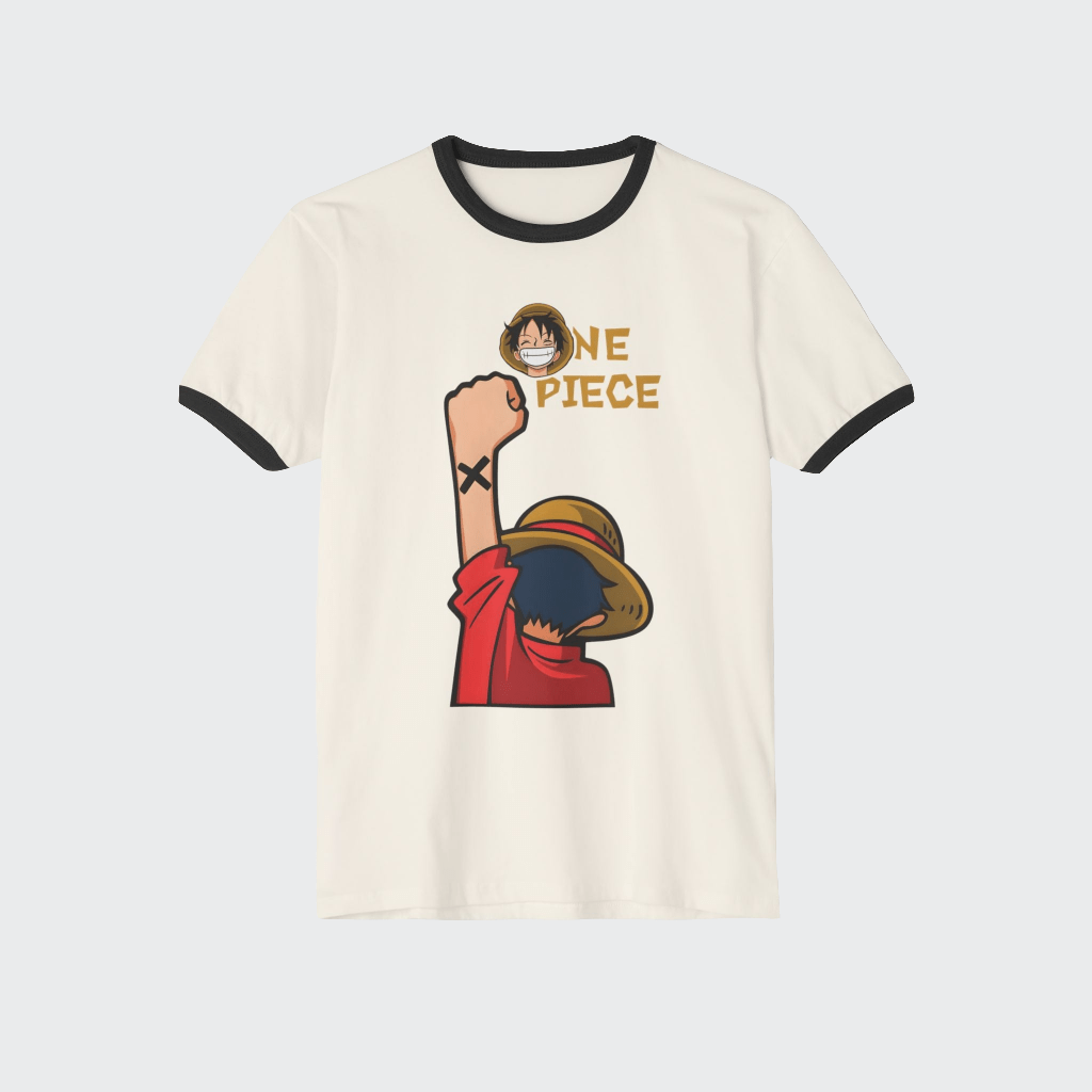 Luffy Custom T-Shirt CottonCrew neckDTG