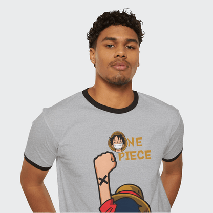 Luffy Custom T-Shirt CottonCrew neckDTG