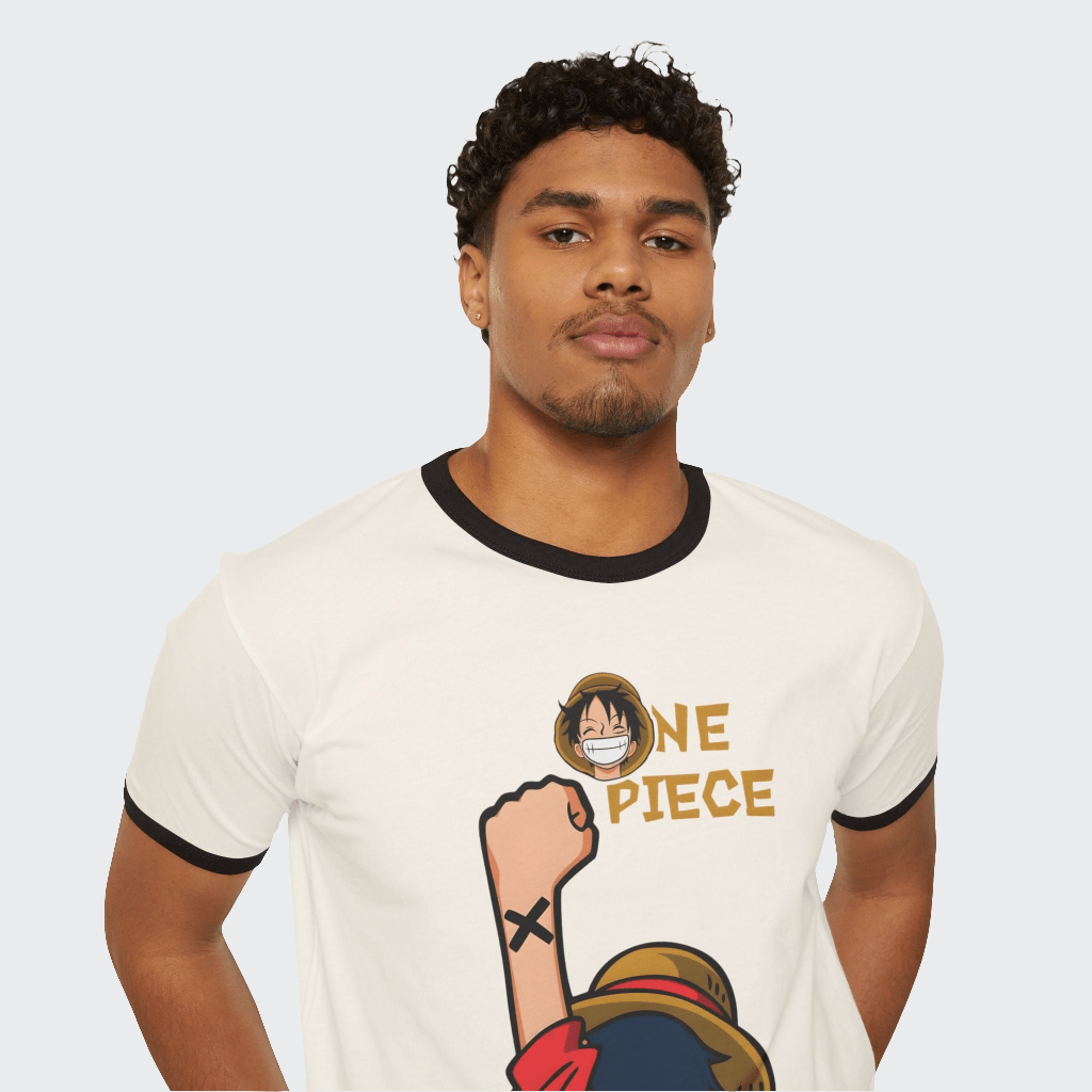 Luffy Custom T-Shirt CottonCrew neckDTG