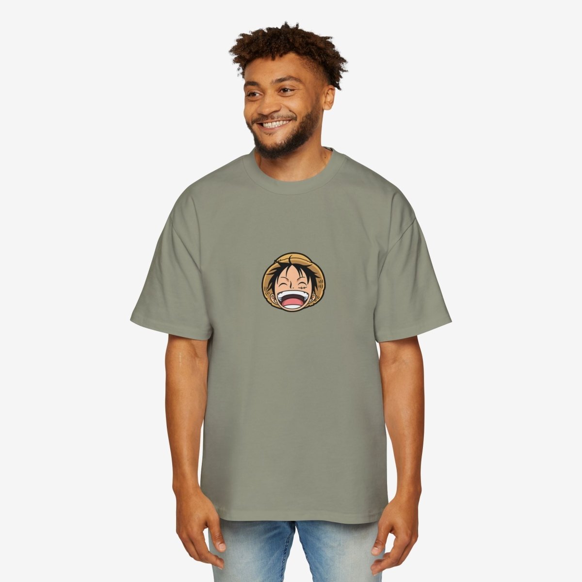 Luffy Oversized Custom T-shirt CottonDTGMen's Clothing