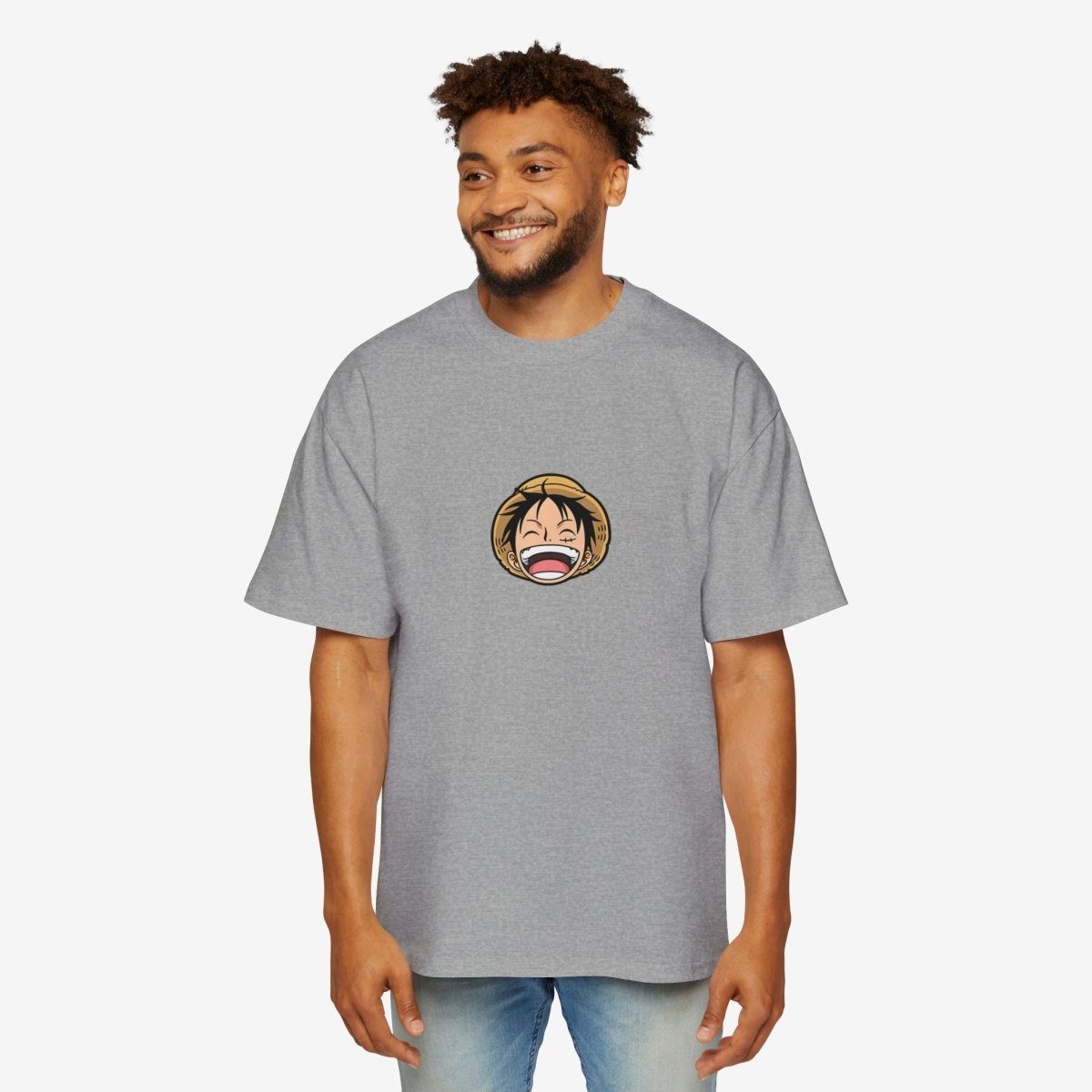 Luffy Oversized Custom T-shirt CottonDTGMen's Clothing