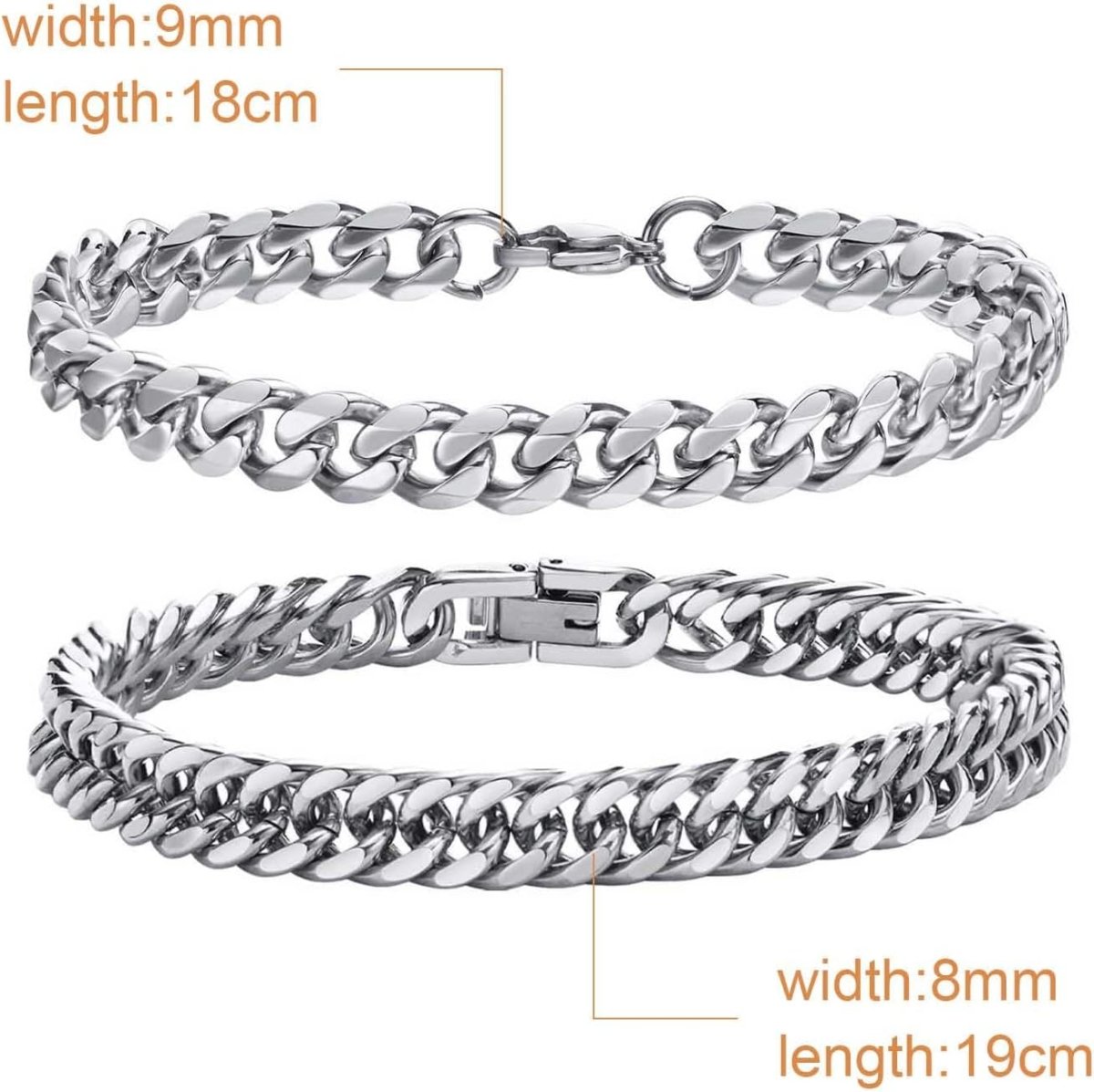 Men's Bracelets Curb Chunky Chain BraceletBraceletsChain