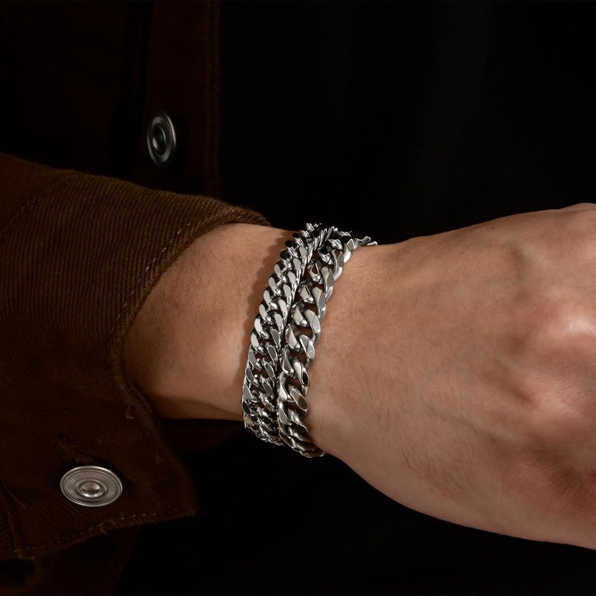 Men's Bracelets Curb Chunky Chain BraceletBraceletsChain