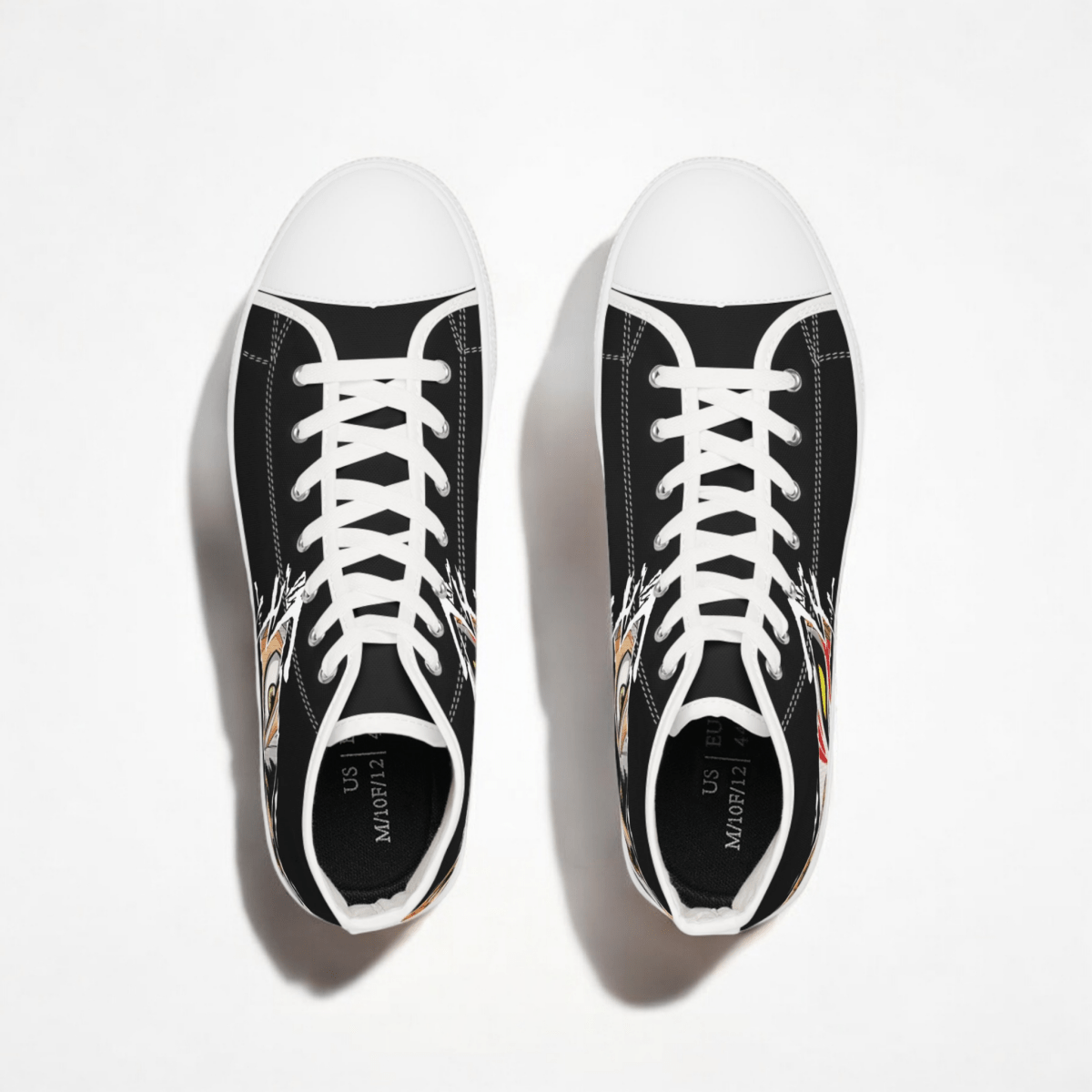 Men's High Top Sneakers All Over PrintAOPfootwear