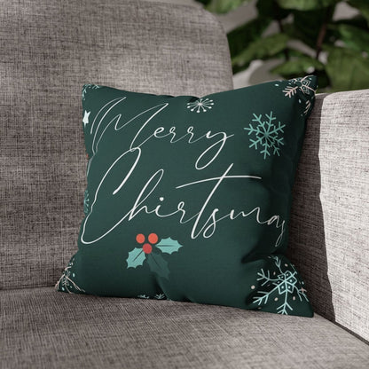 Merry Christmas Square Pillowcase All Over PrintAOPBed