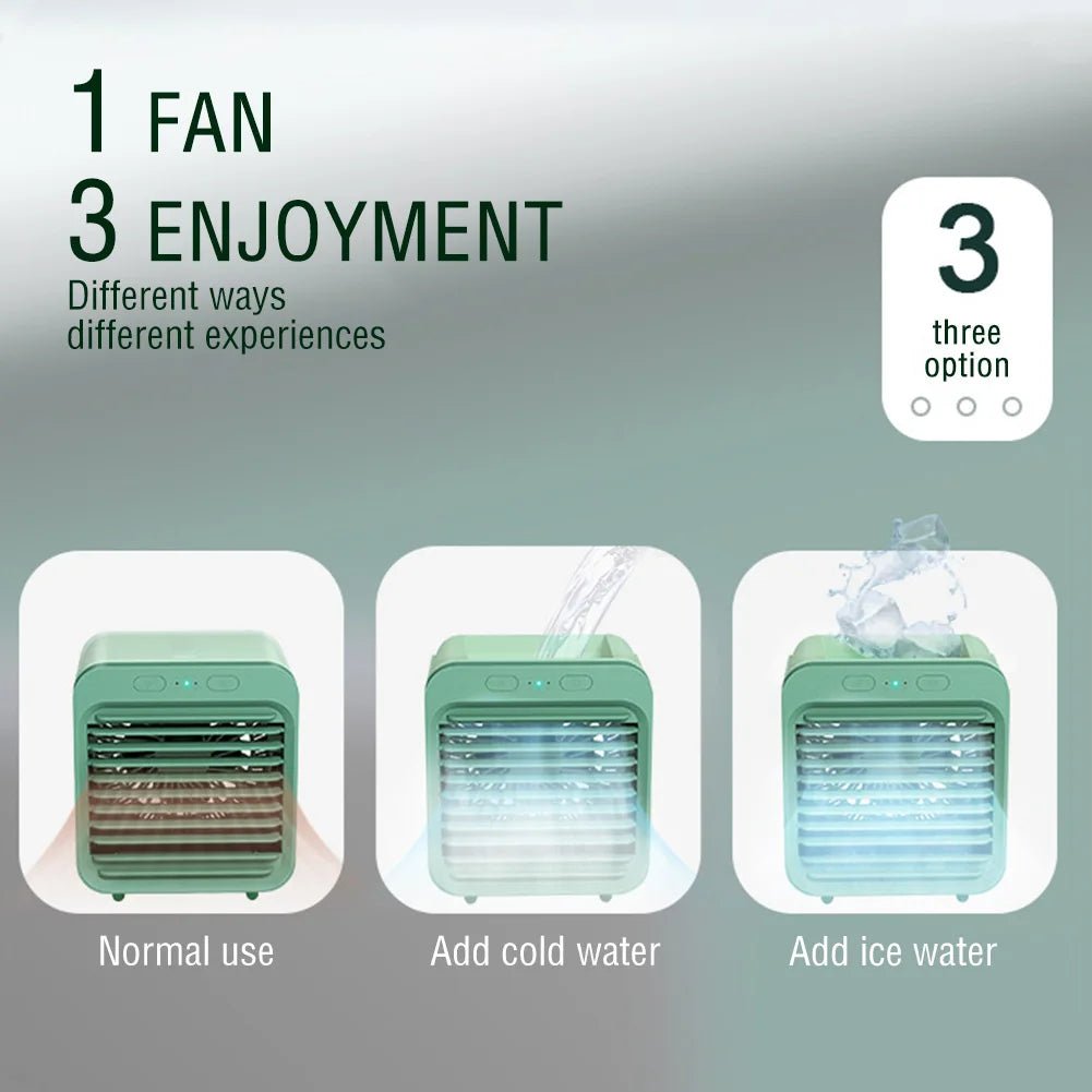 Mini Portable USB Air Conditioner Fan AIRAIR CONDITIONERCHARGER