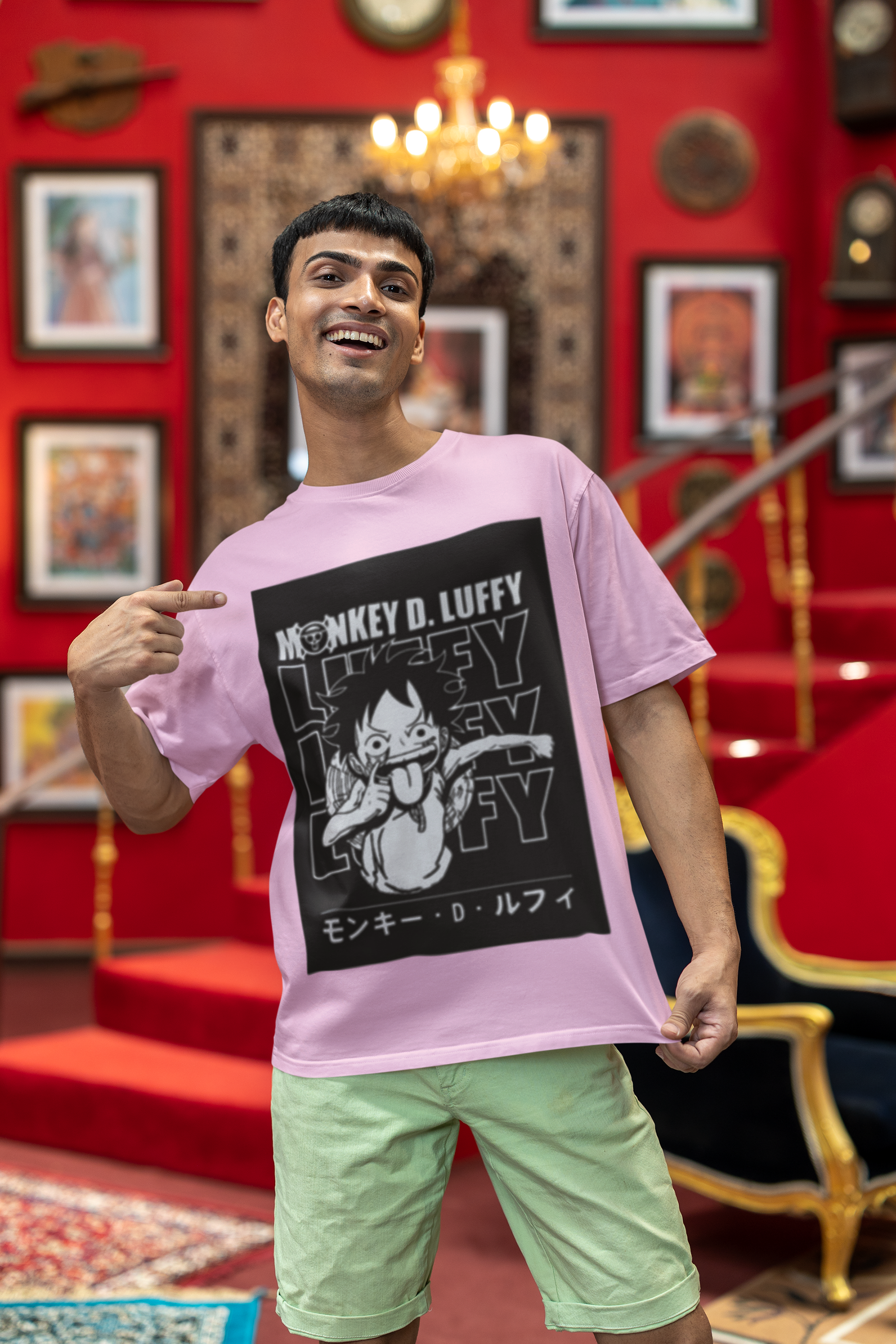 Monkey d luffy Oversized Tshirt 