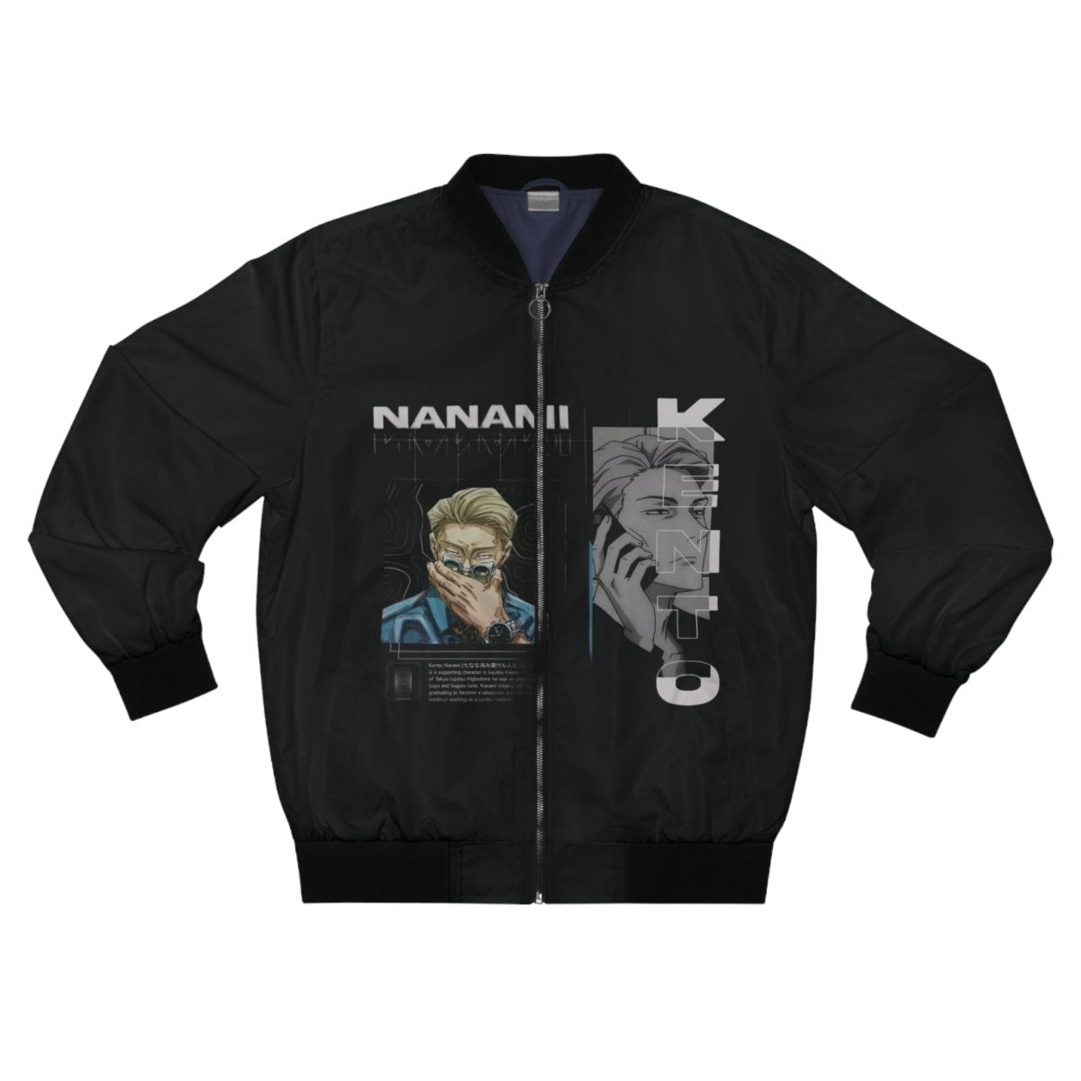 NANAMI KENTO Anime Men's Bomber Jacket All Over PrintAOPAOP Clothing