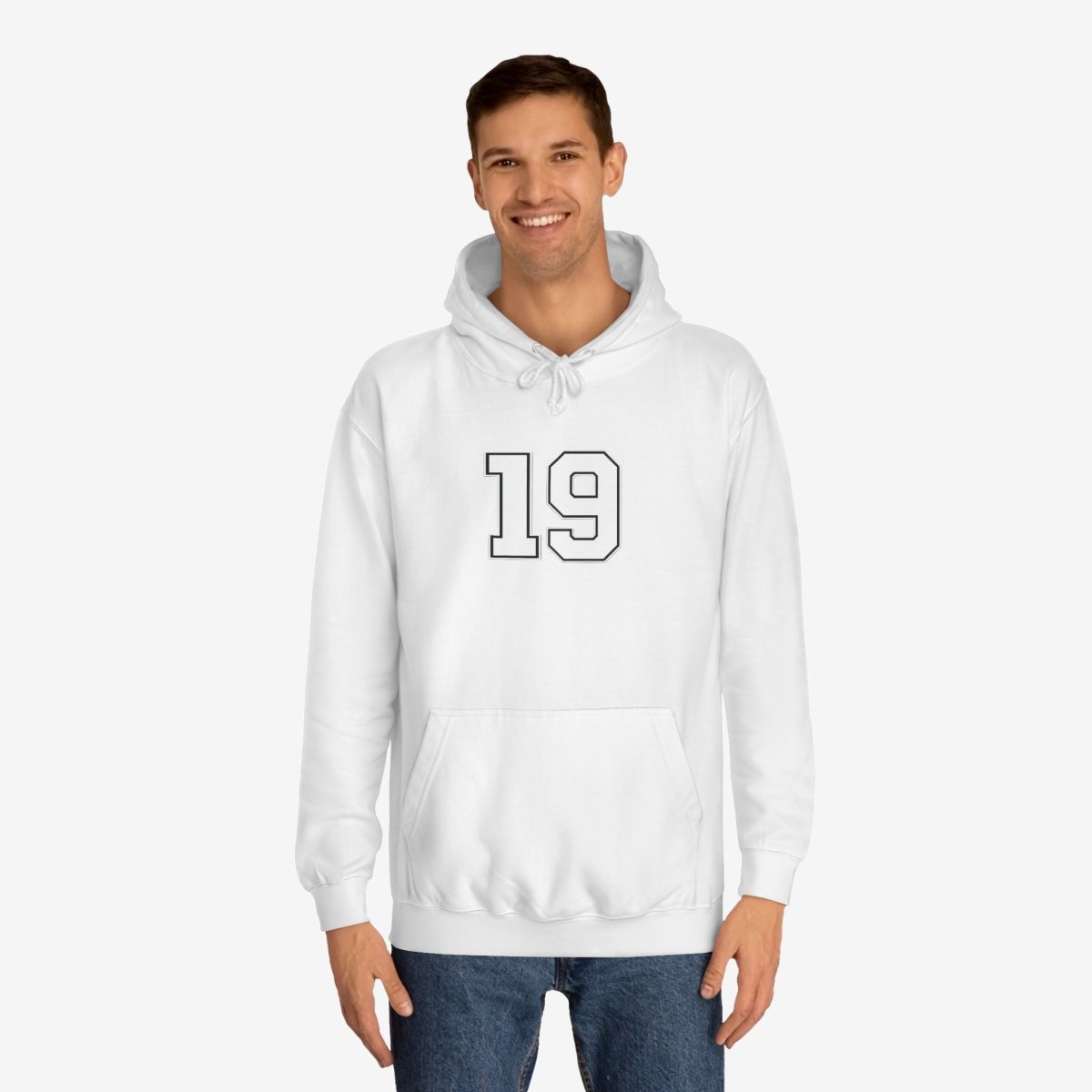 NO. 19 Custom Hoodie Design DTGHoodiesMen's Clothing