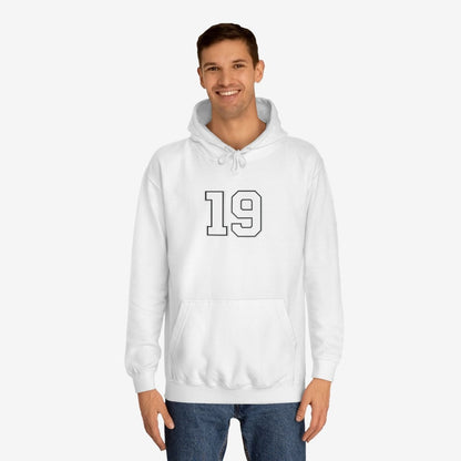 NO. 19 Custom Hoodie Design DTGHoodiesMen's Clothing