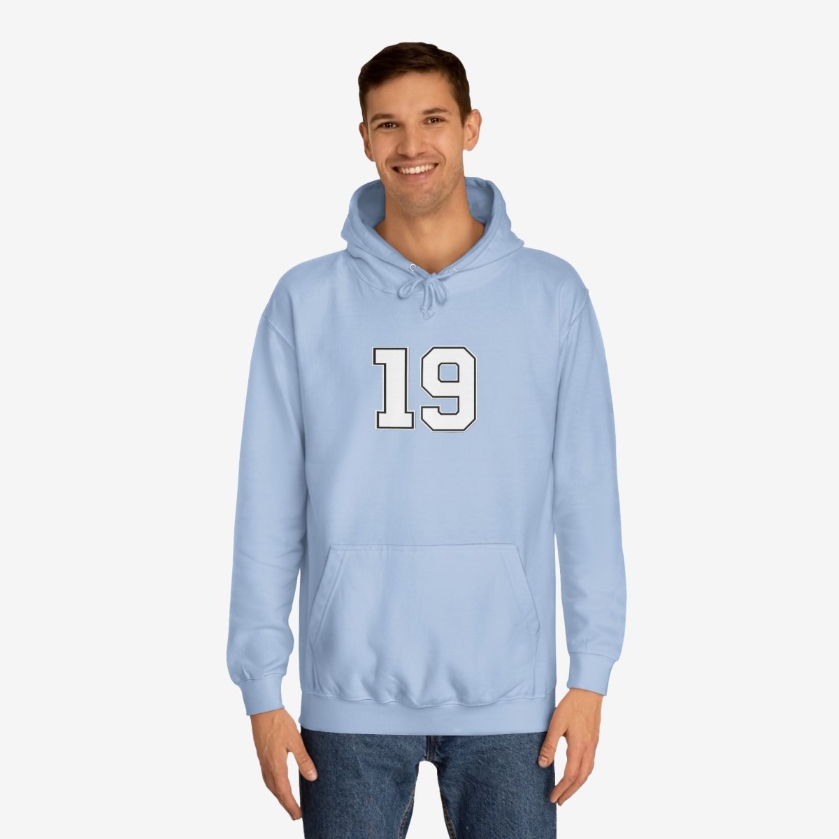 NO. 19 Custom Hoodie Design DTGHoodiesMen's Clothing