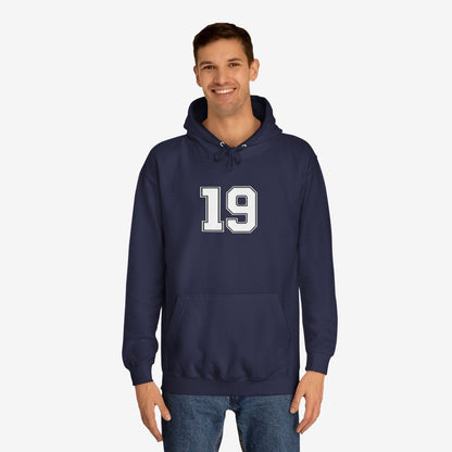 NO. 19 Custom Hoodie Design DTGHoodiesMen's Clothing