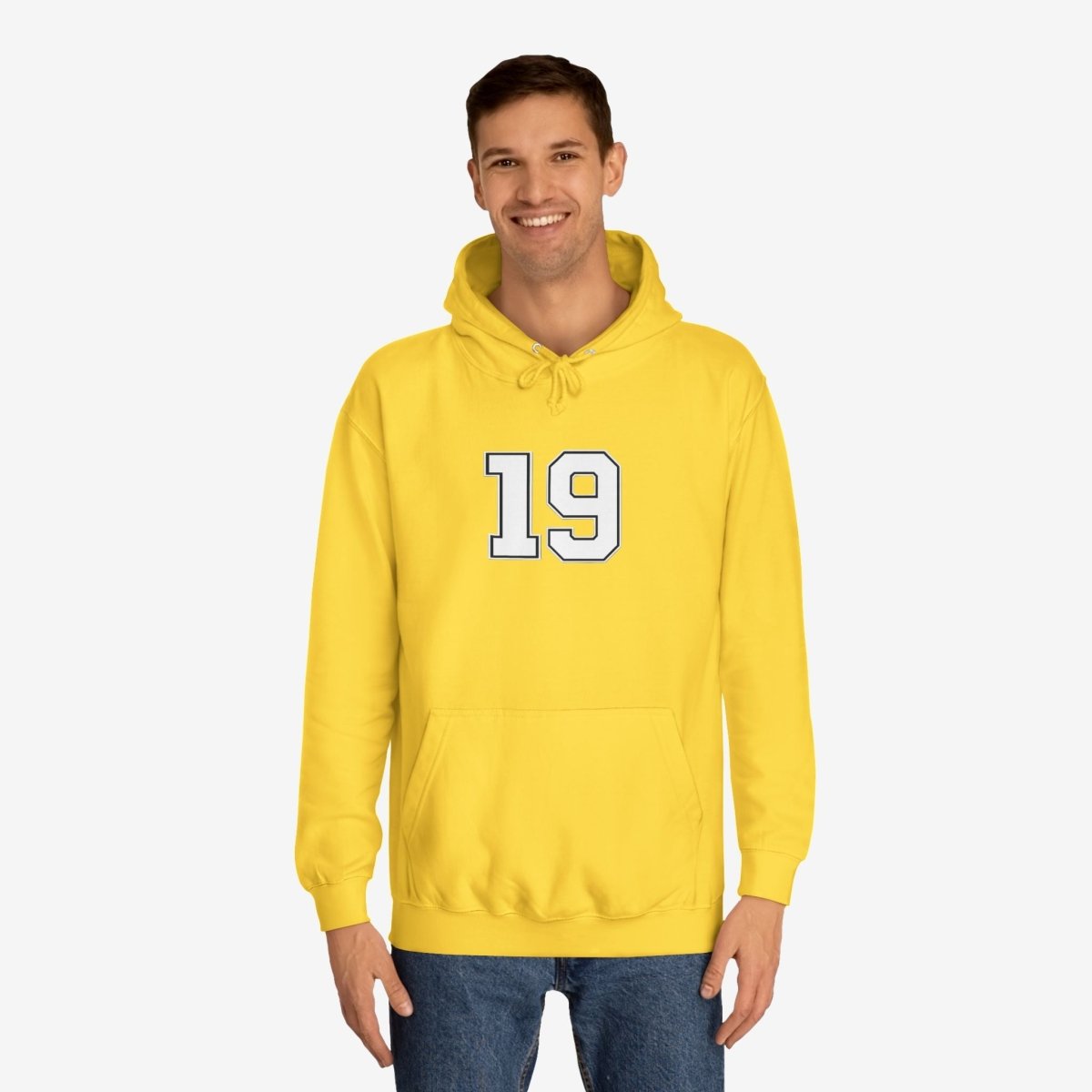 NO. 19 Custom Hoodie Design DTGHoodiesMen's Clothing