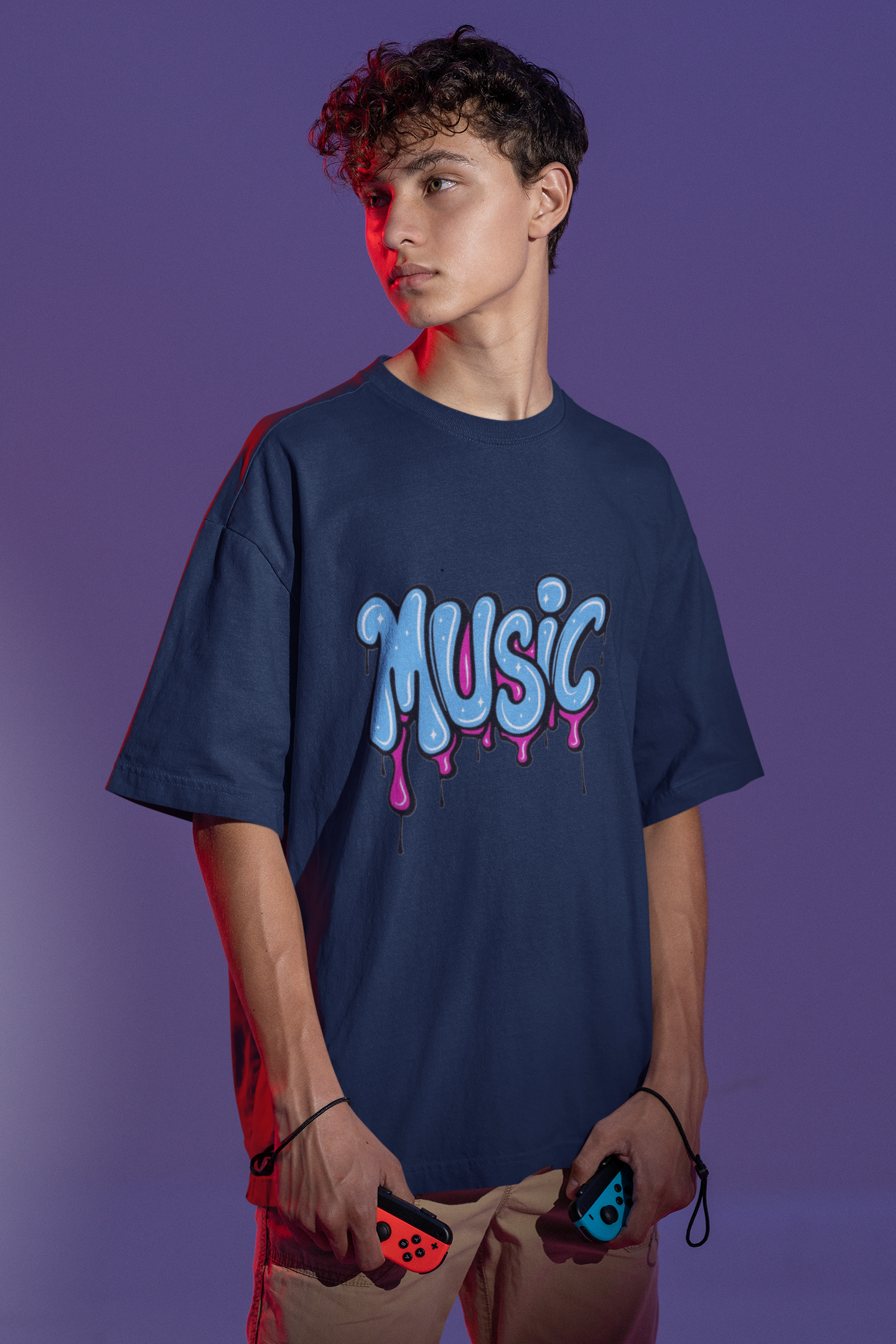 Music Oversized Tshirt 