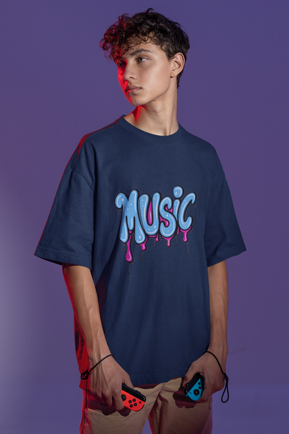 Music Oversized Tshirt 