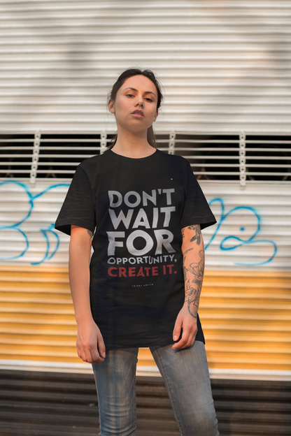 DON'T WAIT Oversized Boxy Tee 